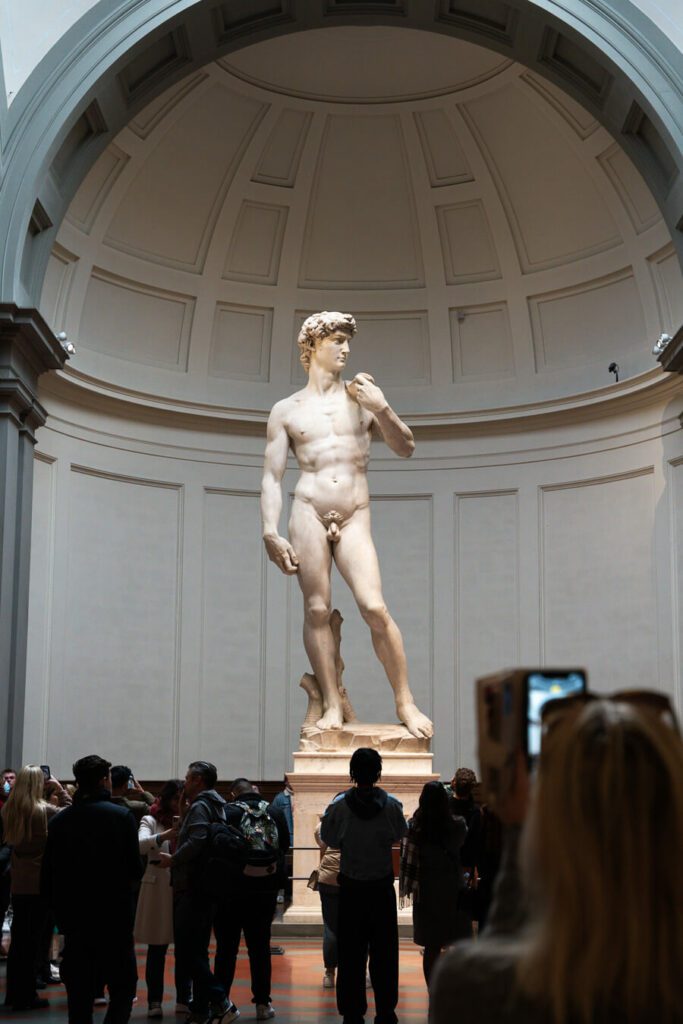 michelangelo's david, florence italy