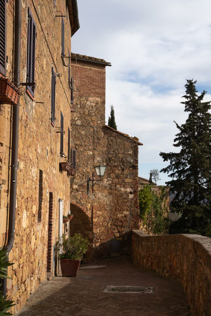 the end of the southern village wall