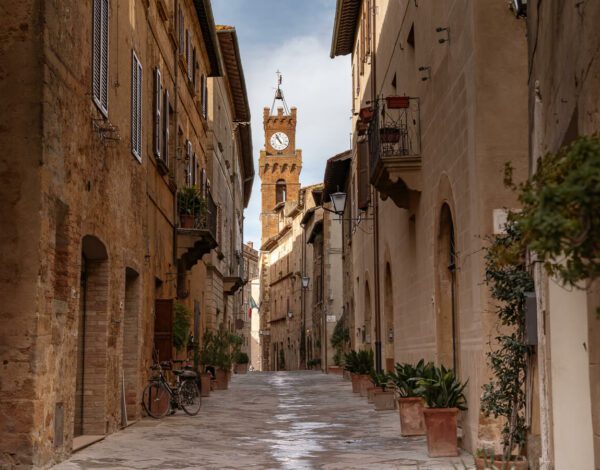 walking the Corso il Rossellino, one of the best things to do in pienza