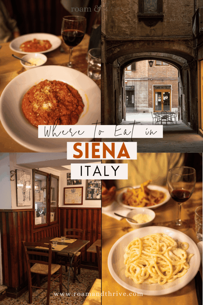 best restaurants in siena