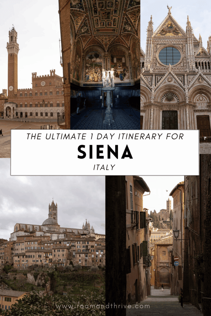 one day in siena italy