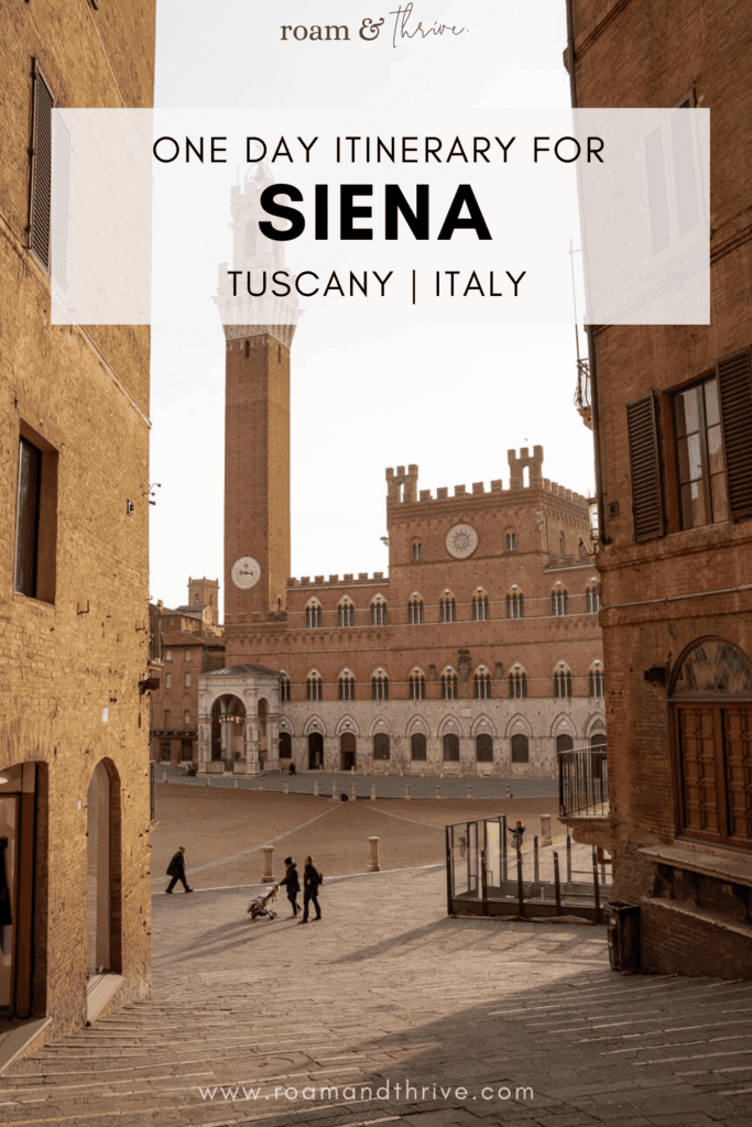 one day in siena italy