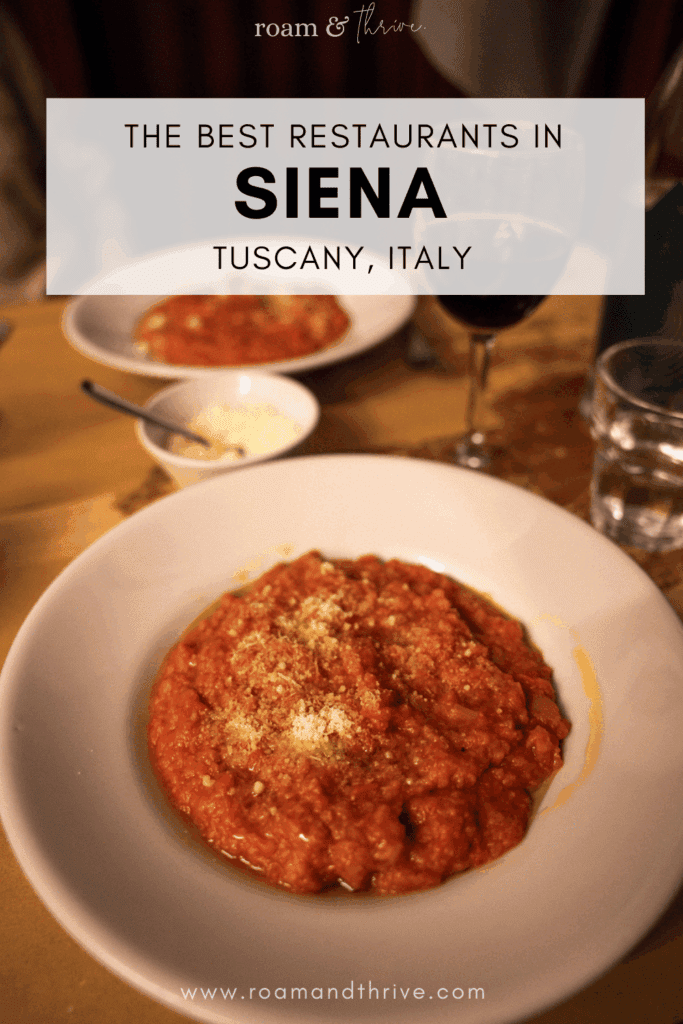 where to eat in siena italy