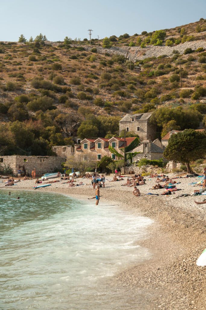 Dubovica Beach on hvar island