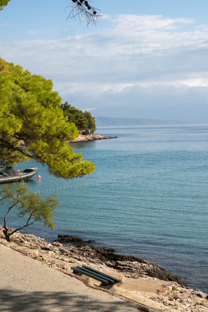 beach near jelsa hvar island