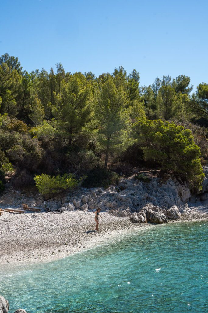 me, on one of the best secluded beaches on hvar