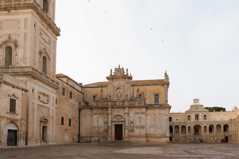 piazza duomo in lecce puglia italy