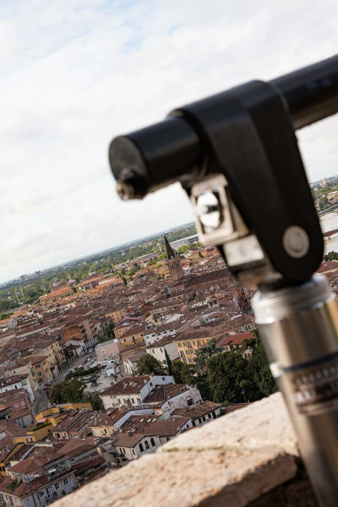 verona italy viewpoint with view