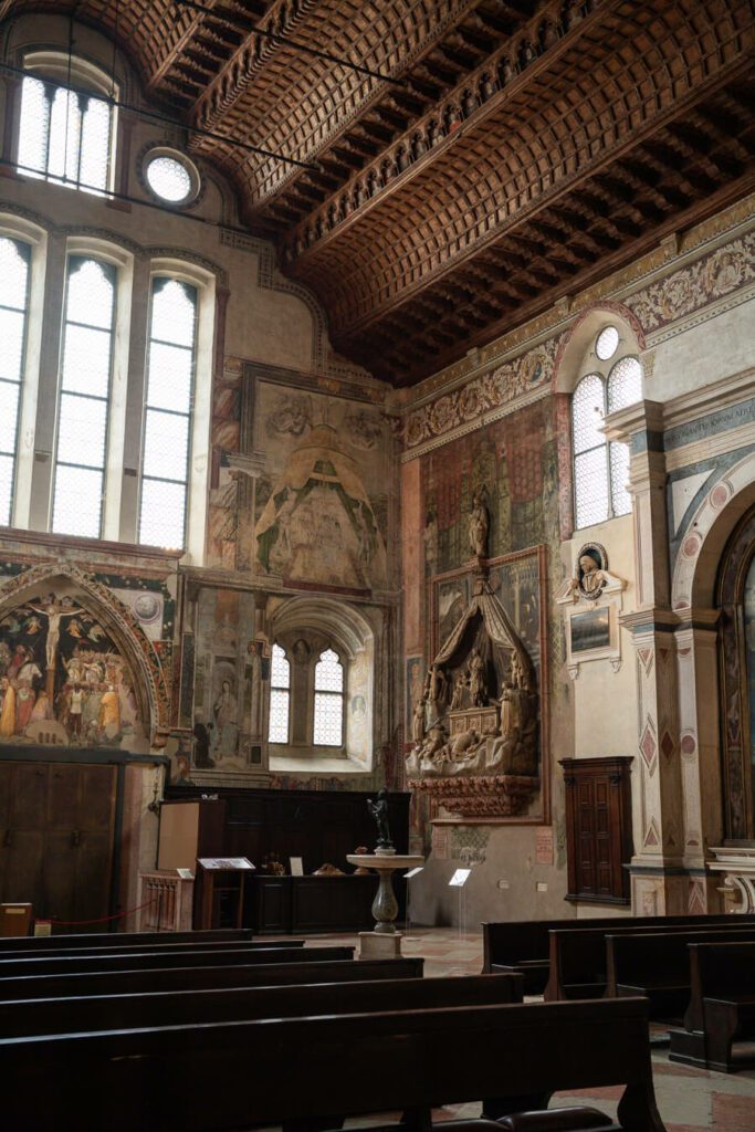 san fermo church interior, verona