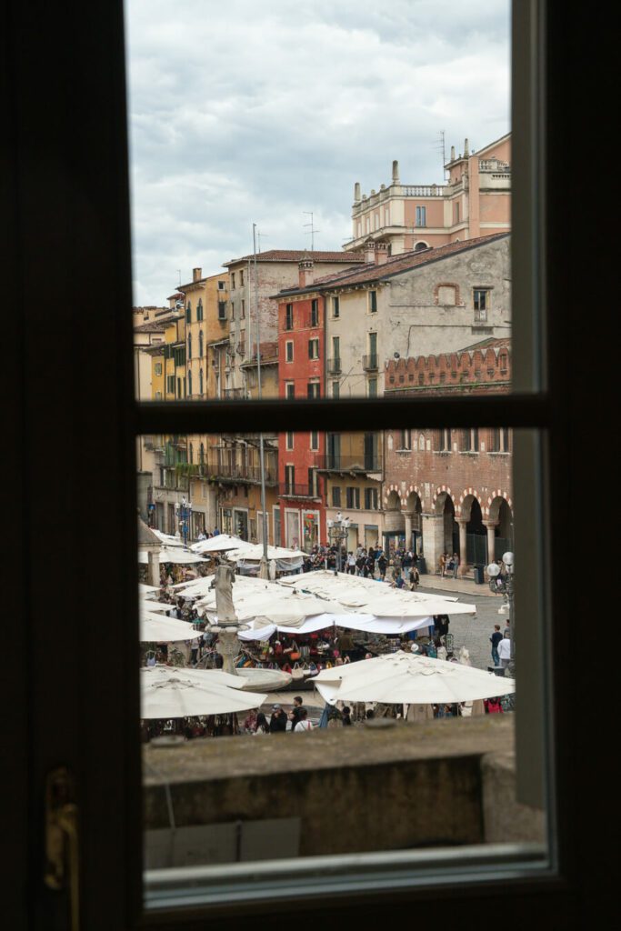 piazza delle erbe form maffei museum