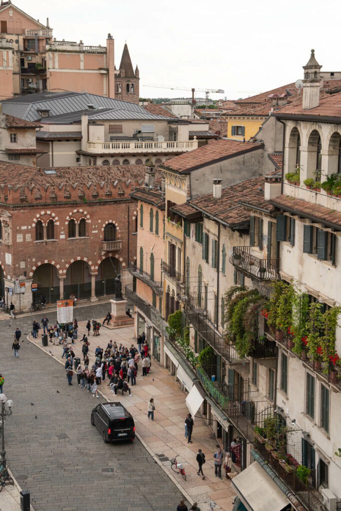 piazza delle erbe, one of the things to see in verona italy