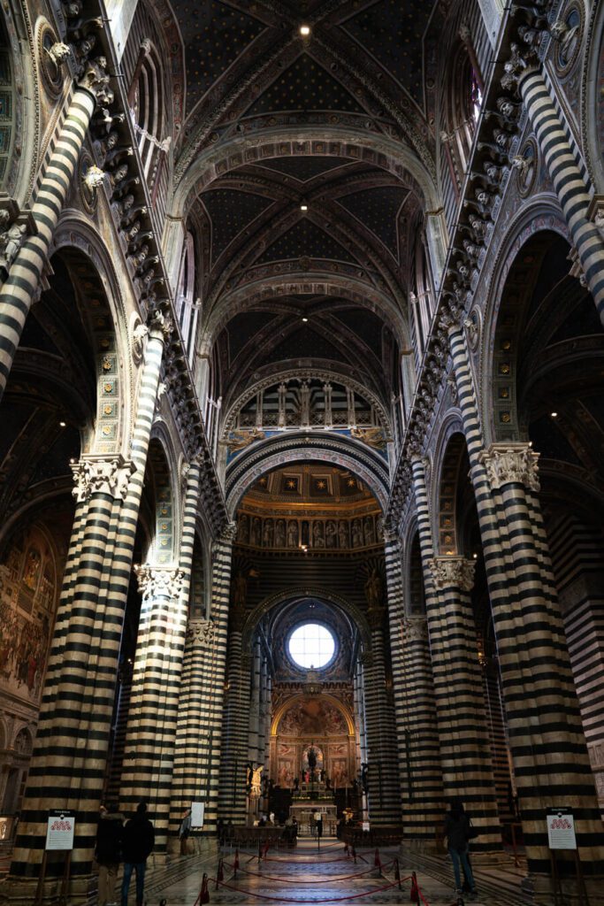 interior of Siena Duomo