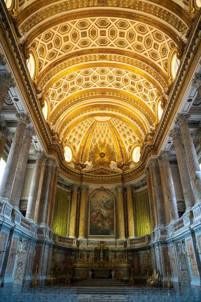private chapel at royal palace of Caserta