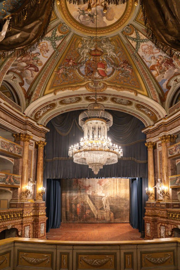 opera/theatre at royal palace of Caserta