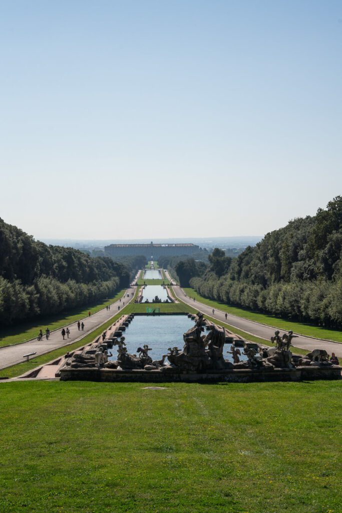 final fountain at royal palace of Caserta