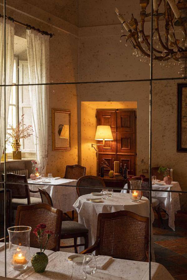 Hotel Certosa dining room siena