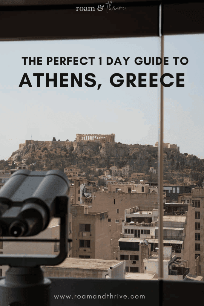1 day in athens itinerary