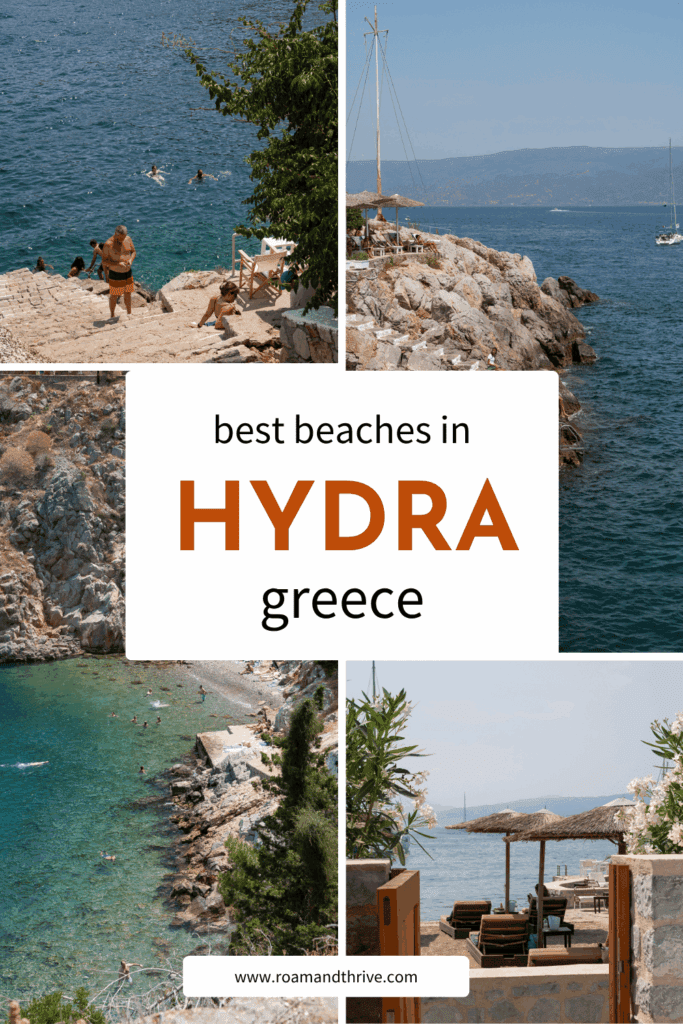 best beaches in hydra greece