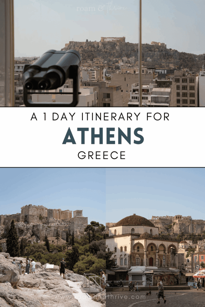 one day in athens itinerary