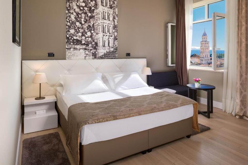 modern room in split croatia luxury hotel
