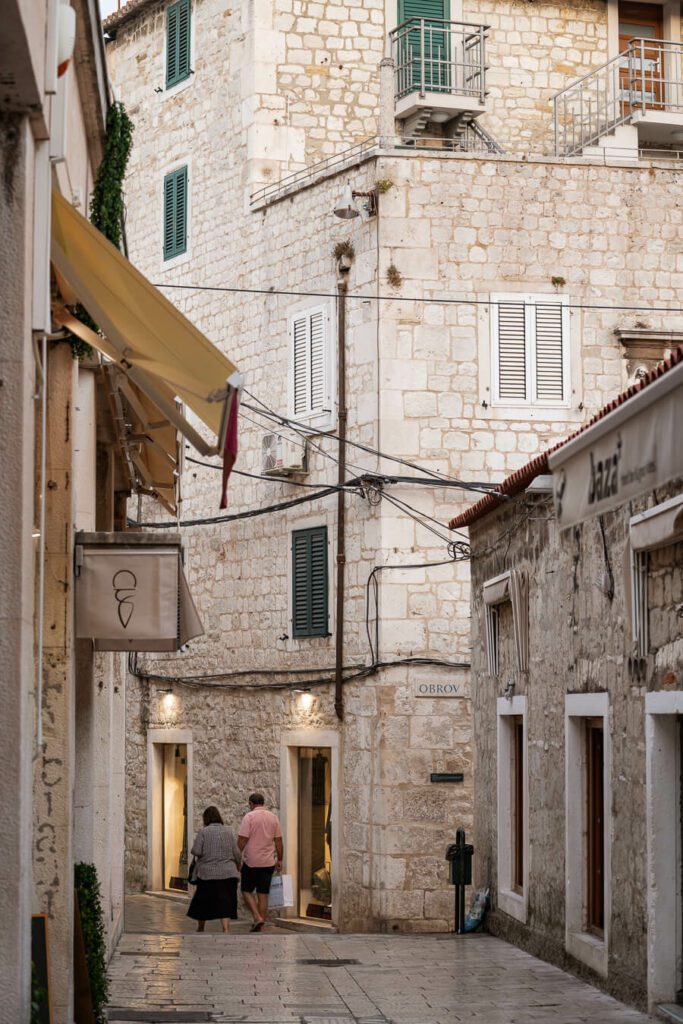 street in old town split
