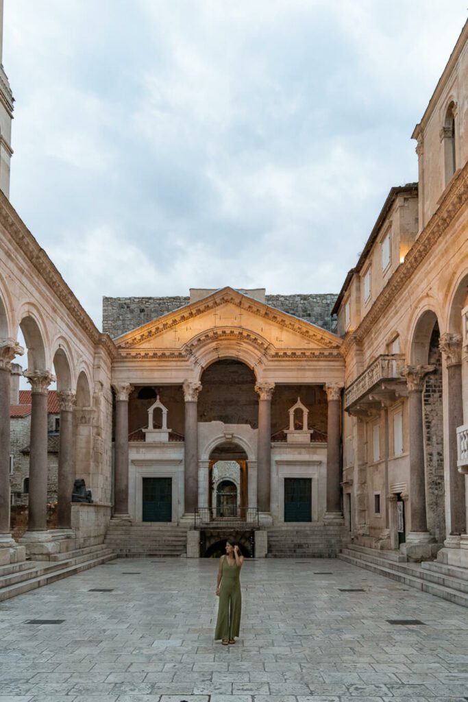 early morning in diocletian's palace