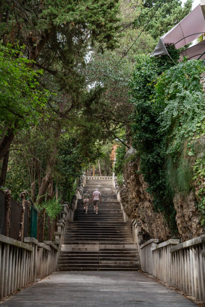 steps up to marjan hill