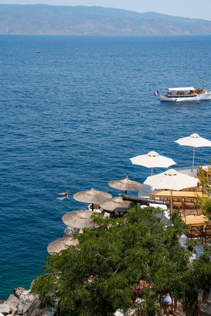 hydronetta beach, beaches in hydra greece