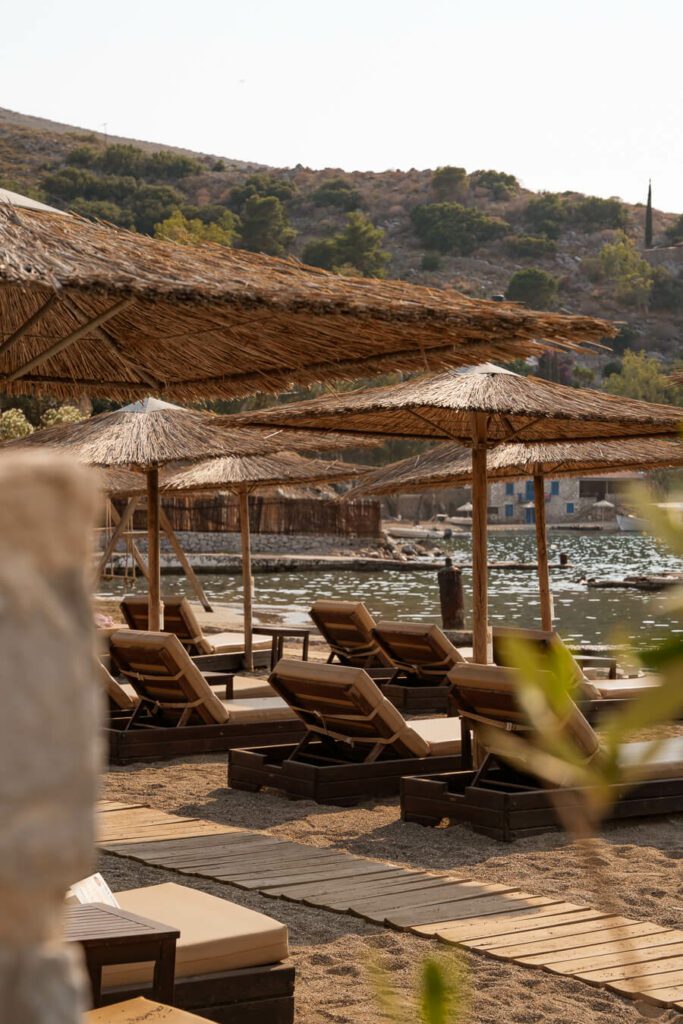 beach club at mandraki.