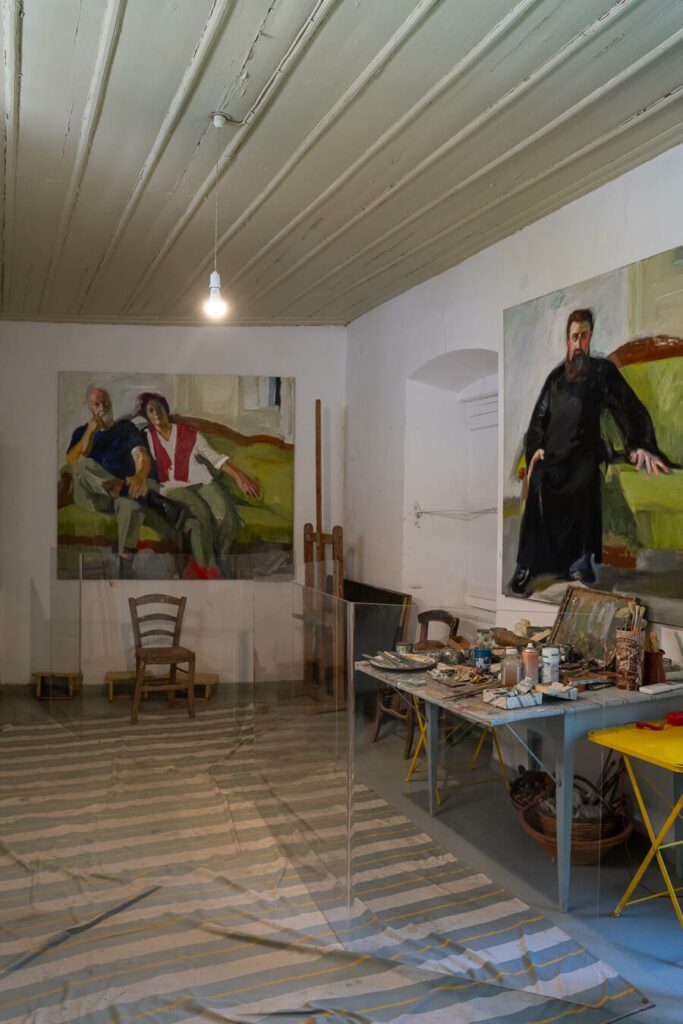 Tetsis home and studio of the Greek painter