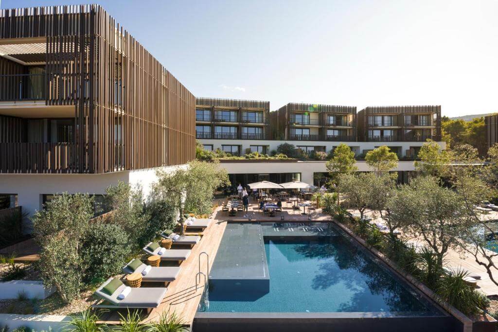 maslina resort and pool in hvar