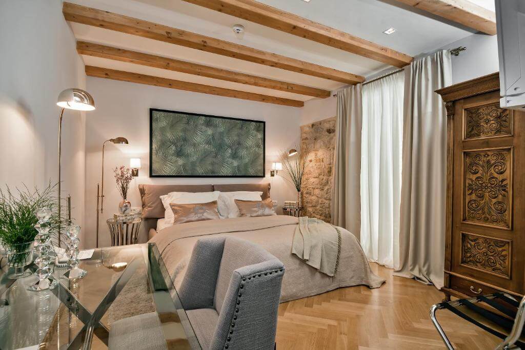guest room at a top hotel in split croatia