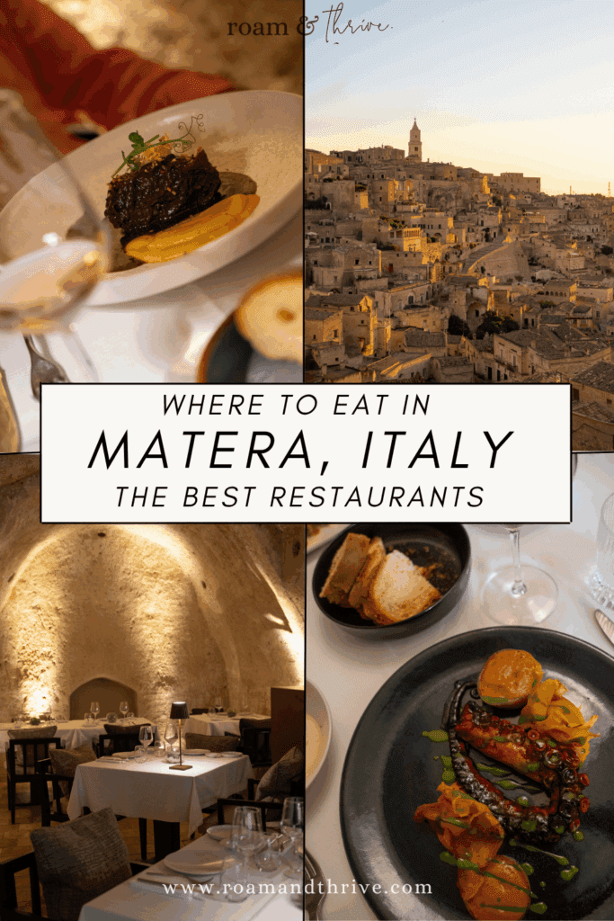 best restaurants in matera italy