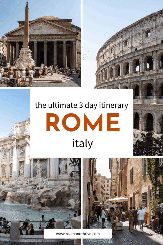 rome itinerary
