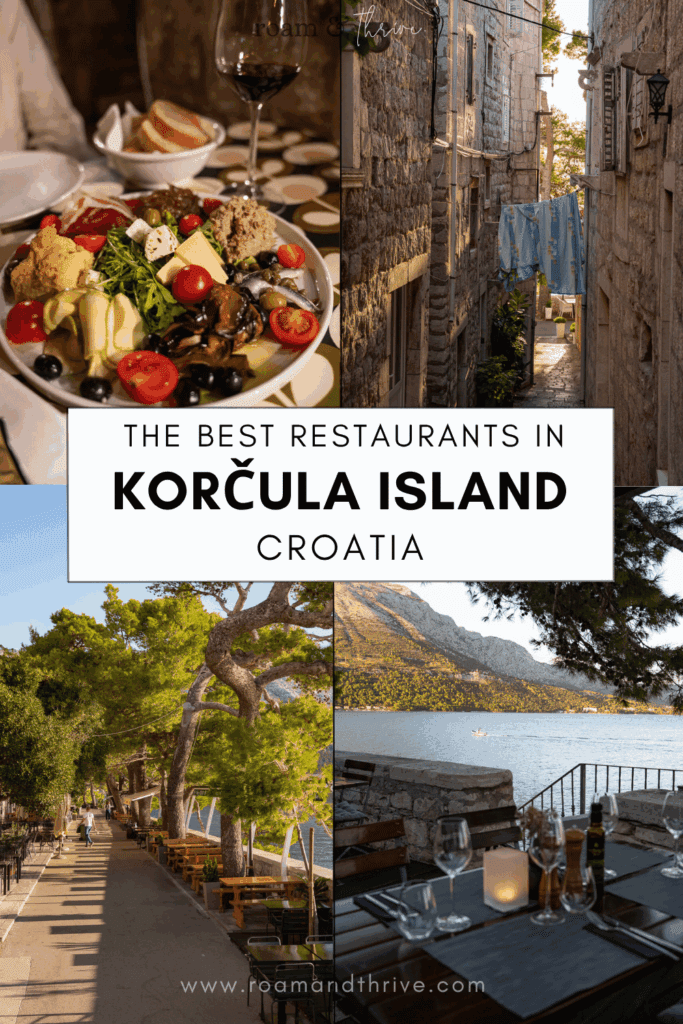 best restaurants in korcula croatia
