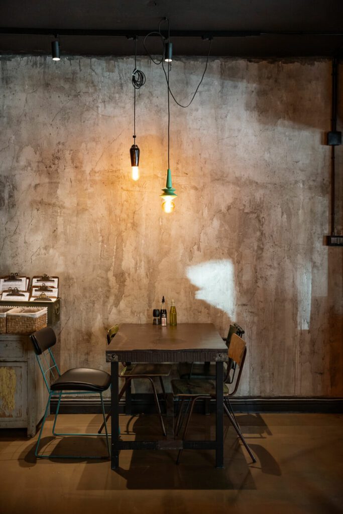 dark sister interior restaurant sofia bulgaria