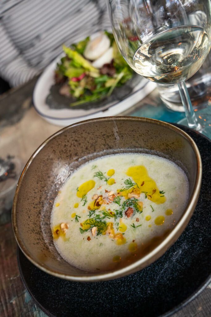 tarator at Dark Sister- bulgarian yogurt soup