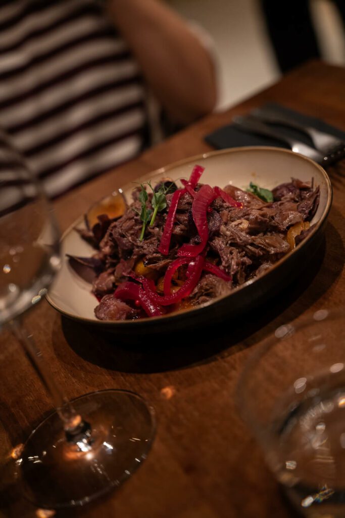 lamb dish at cooko, sofia