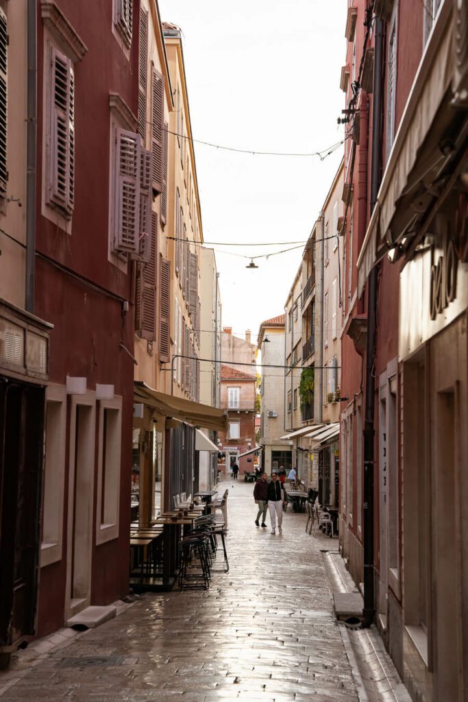 a street in zadar croatia