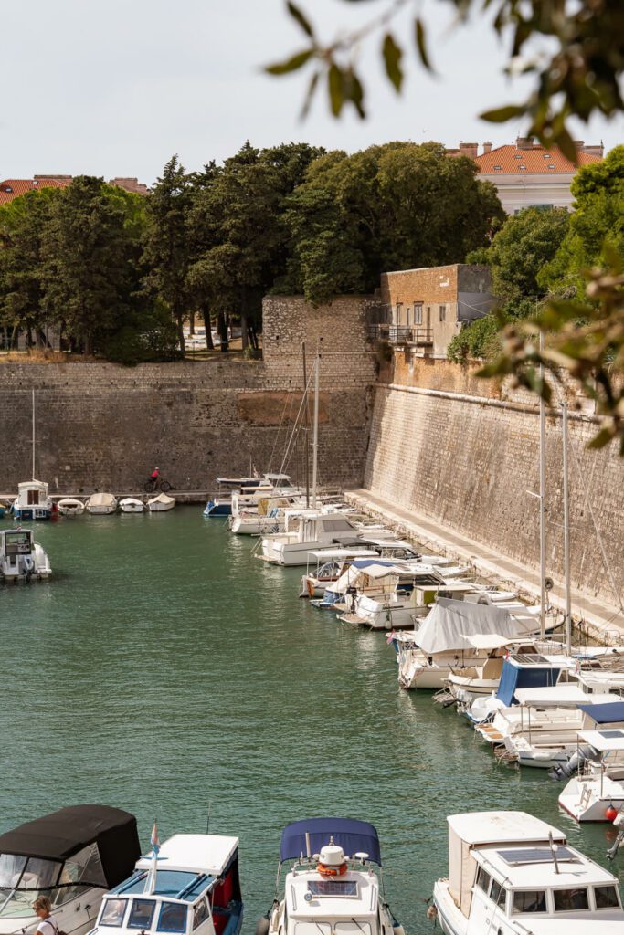 fosa port in zadar croatia