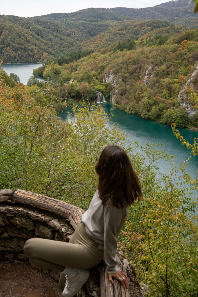 me at plitvice lakes croatia in autumn