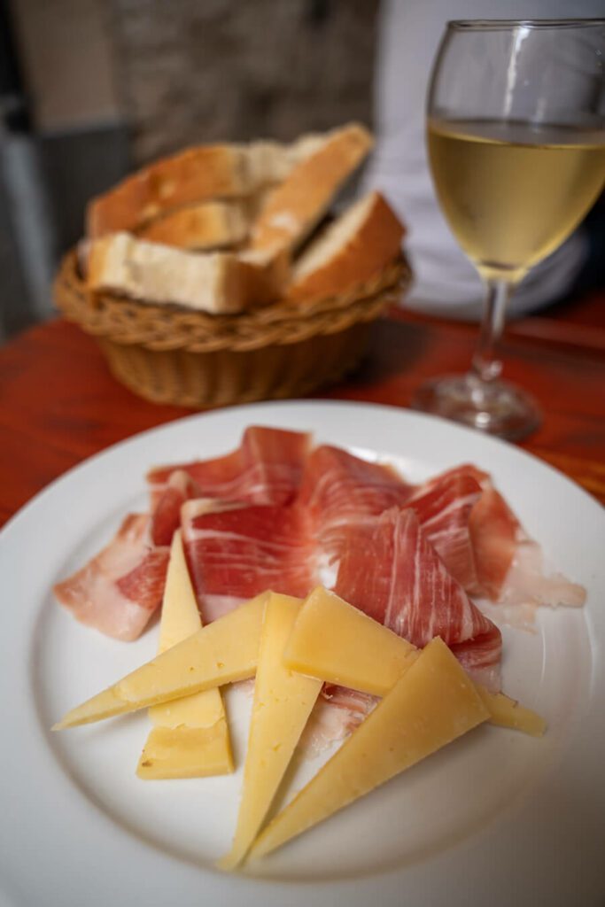 croatia hams and cheese plate