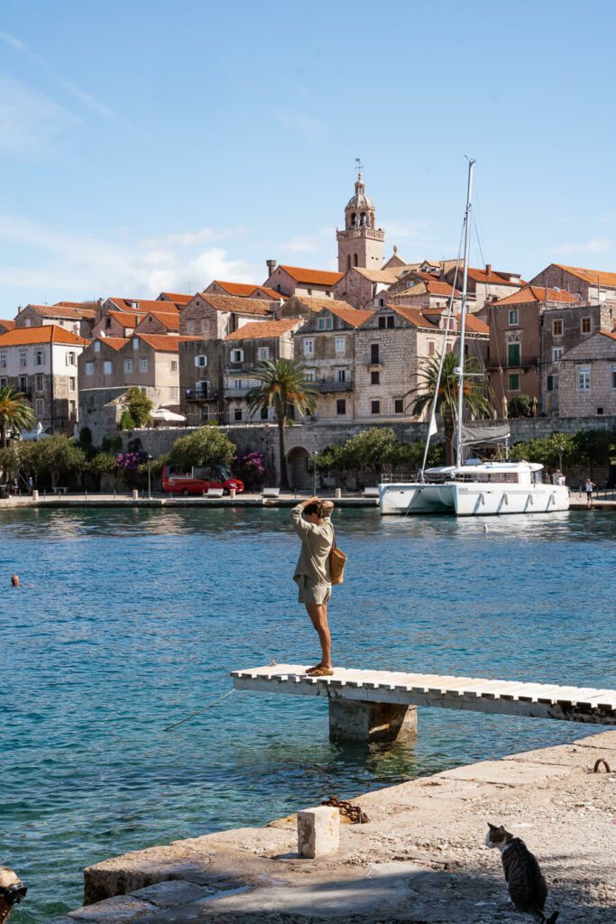 me outside korcula town
