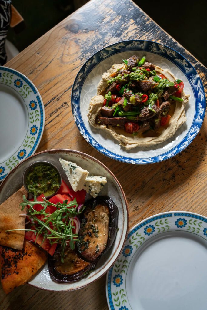 dishes at made in blue sofia bulagria