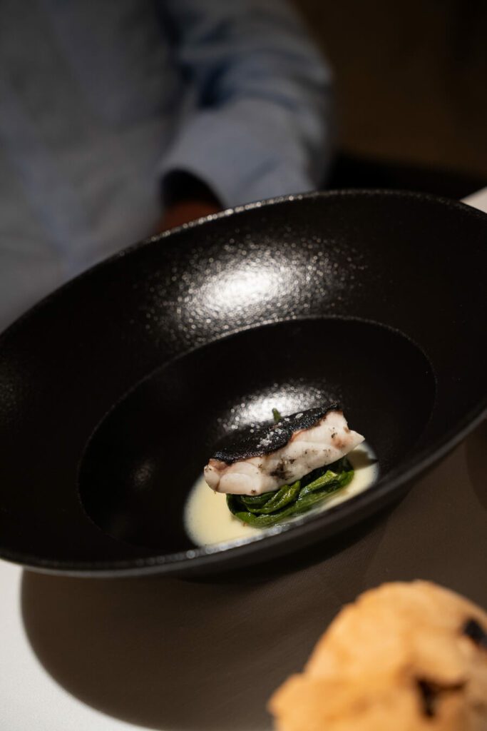 seabream in a top mater restaurant