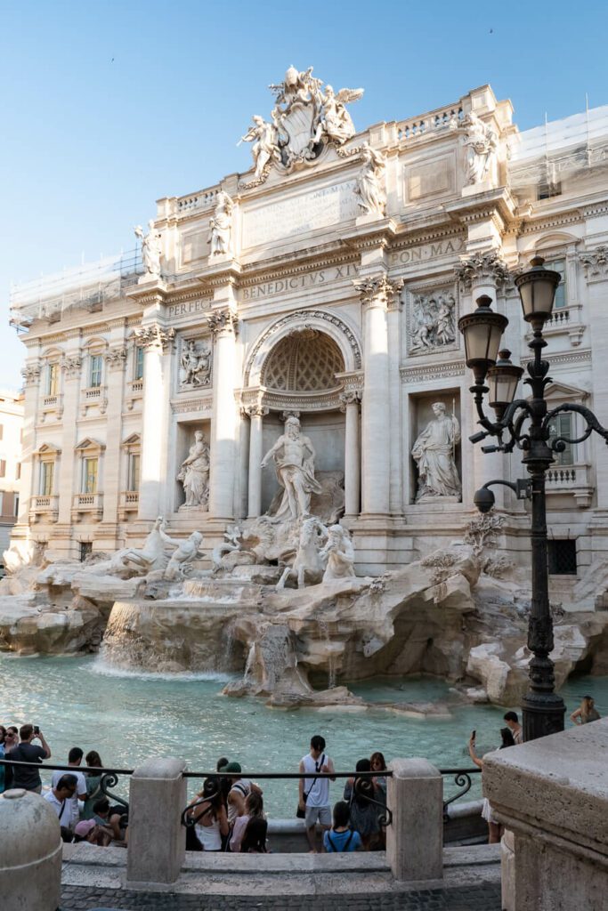 trevi fountain in rome, italy