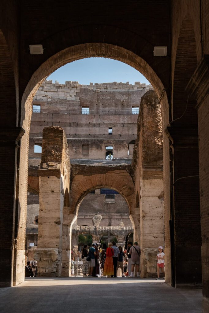 colosseum in rome interior