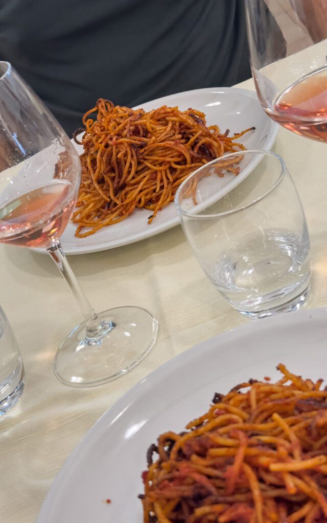 spaghetti all'assesina at Al Sorso Preferito in Bari