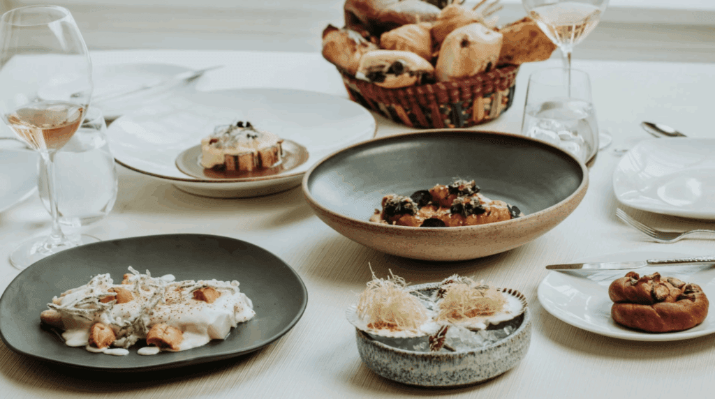 plated dishes at astrid y gaston lima peru