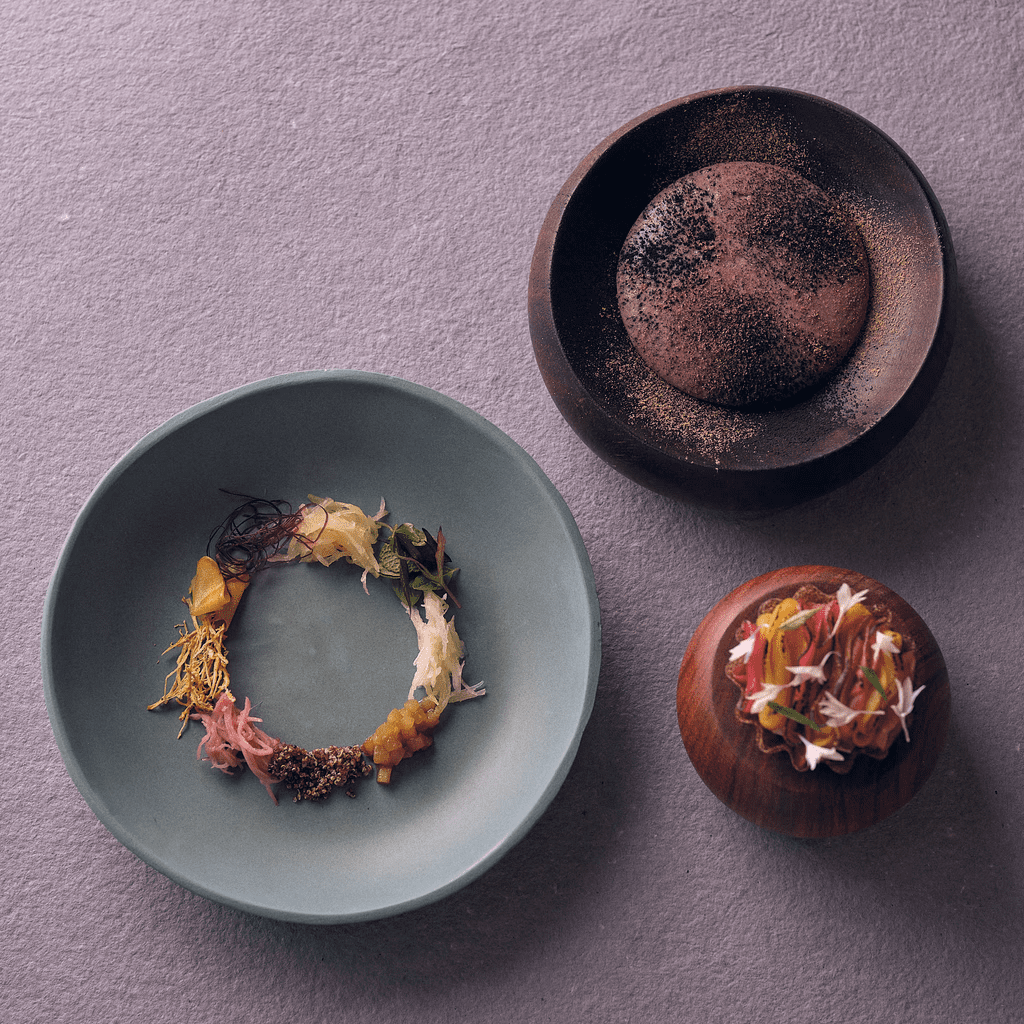 plated dishes at kjolle in lima peru